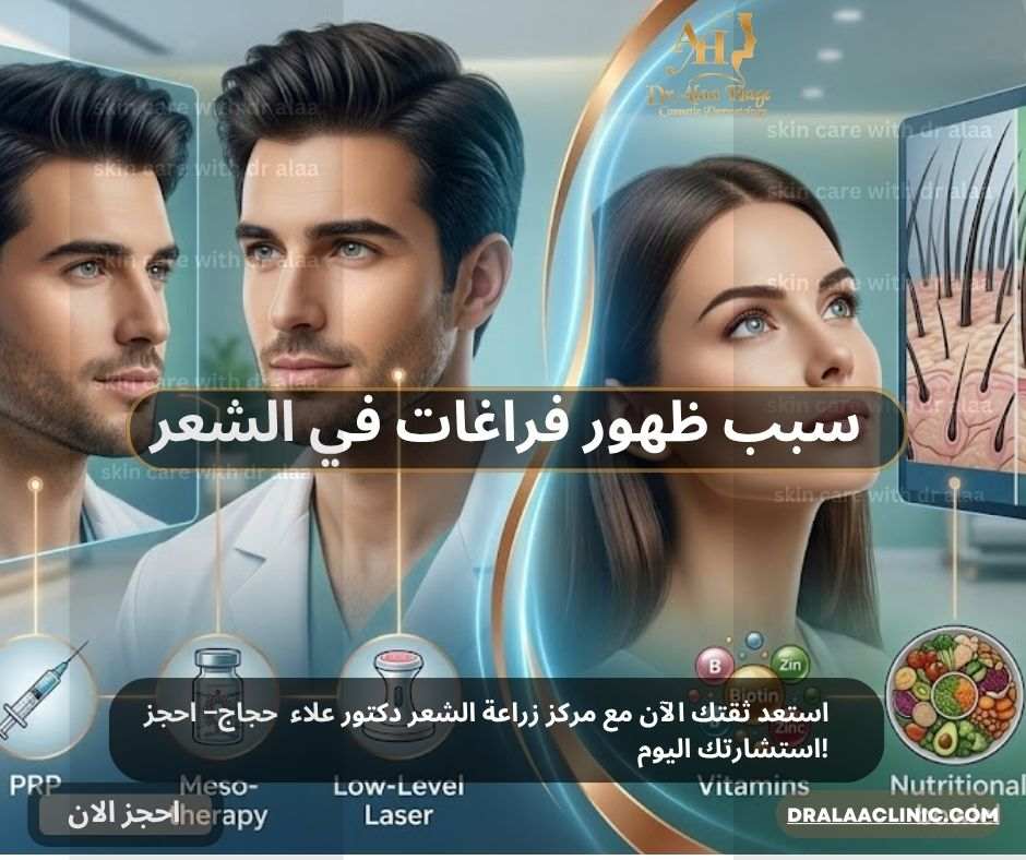 سبب ظهور فراغات في الشعر​