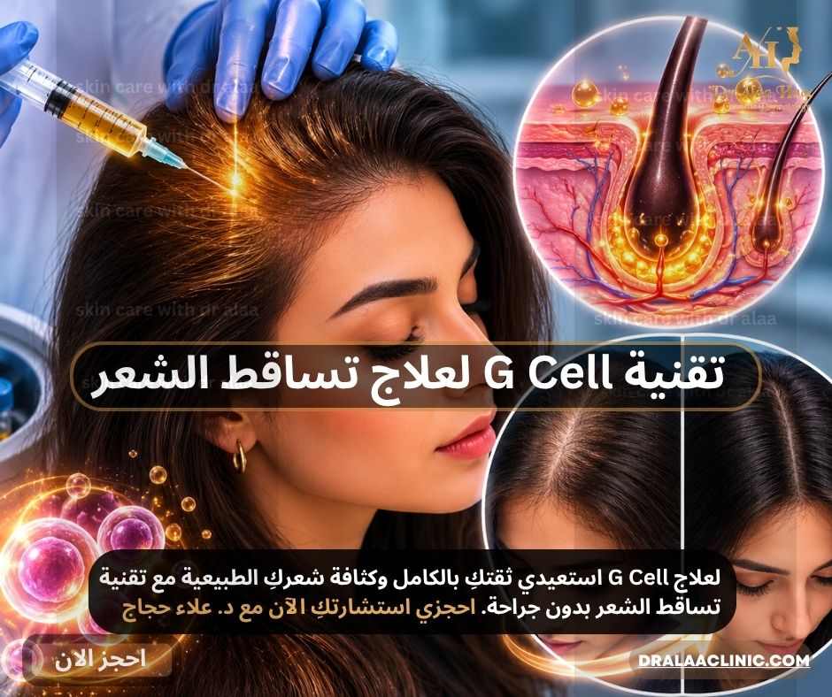 تقنية G Cell لعلاج تساقط الشعر