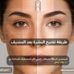 طريقة تفتيح البشرة بعد المصيف